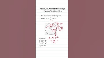 ASVAB/PiCAT Math Knowledge Practice Test Q: Area of a Circle #acetheasvab w/ #grammarhero #afqt