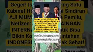 Sorotan Tajam Netizen Soal Isu PERSAINGAN INTERNAL Dan Sikap AJI MUMPUNG! #Politik #Koalisi