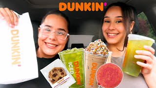 DUNKIN'S NEW 2024 Summer Menu Review & Taste Test | Kiwi Watermelon Refresher, Green Goddess Wrap... Dunkin S New 2024 Summer Menu Review Watermelon Donut Green Goddess Wrap Blueberry Latte