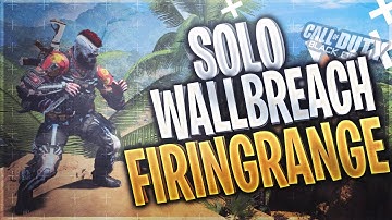 Black Ops 4 Glitches | NEW Solo Wallbreach On Firing Range Multiplayer