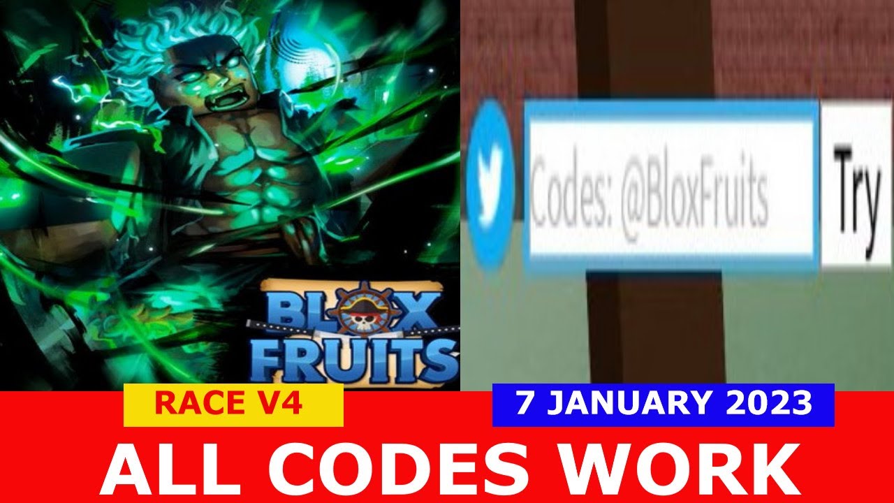 NEW* ALL WORKING CODES FOR BLOX FRUITS JANUARY 2023! ROBLOX BLOX FRUITS  CODES 