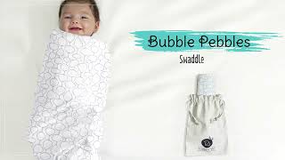 Bubble Pebbles Swaddle for Babies | TinyLane | Bamboo: Cotton Product screenshot 1