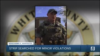 Deputy involved in dog bite arrest ordered strip searches on women
