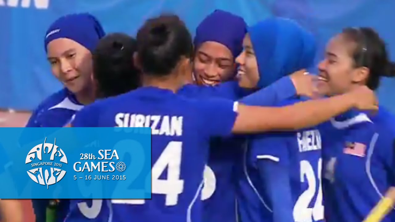 Hockey women half time highlights Malaysia vs Indonesia | 28th SEA Games Singapore 2015
