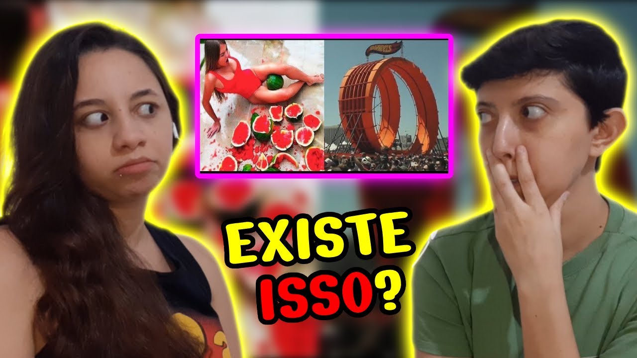 REACT OS RECORDES MAIS INCRÍVEIS E BIZARROS DO MUNDO | FALA DE TUDO