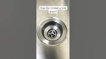 How Do I install a sink drain? #simple #diy #putty #plumbing