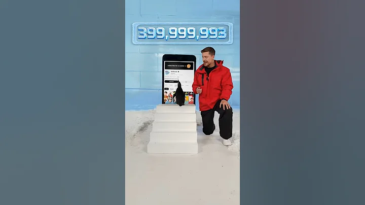"Cutest MrBeast Moment Ever with a Penguin 🐧❤️ #Tech #Funny"