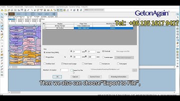 How to export cut file in GetonAgain Marker CAD