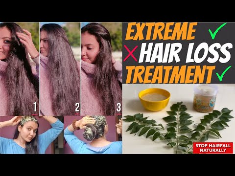 ZERO HAIR FALL GUARANTEED: Apply this DIY HAIR MASK & Stop Extreme Hair Loss Naturally in 1 Month
