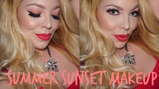 Summer Sunset Makeup Tutorial