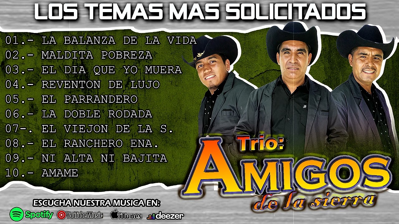 ‼️10 EXITAZOS ‼️Los más solicitados por todos sus fans #Exitos #corridos #amigosdelasierra