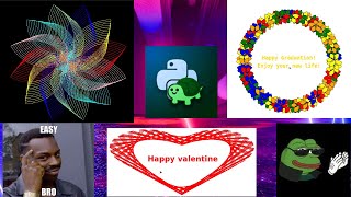 Tutorial Membuat Bunga dan lain-lain menggunakan Python Turtle di Replit