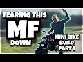 Tearing this Mini Bike down | Mini Bike Build Part 1: Teardown | Hybrid Bike