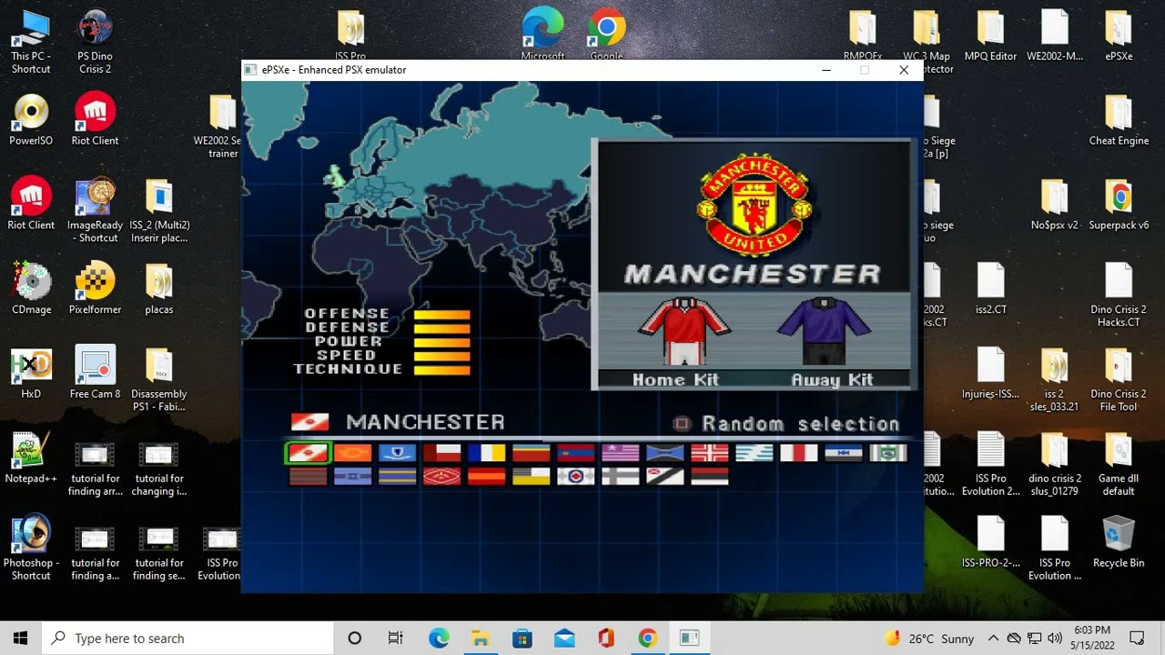 ISS pro Evolution 2 master league start from division 1 still in development