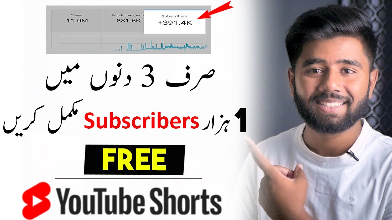 1000 Subscribers Sirf 3 Days Main😮 - Guide to YouTube Shorts Feature