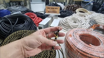 Dây tín hiệu bọc vải cắt mét ,lọc đức đa tầng 80a MURR ,dây nguồn bãi nhật có cuộn dài chưa sử dụng