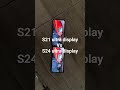 samsung s21 ultra vs s24 ultra display clarity more darker color s24 ultra display indian backpacker