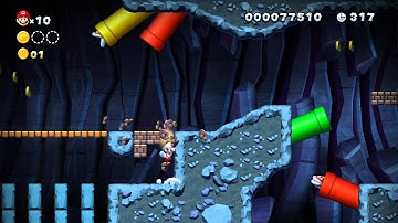 New Super Mario Bros. U 100% Walkthrough Part 1 - World 1 Acorn Plains (1-1, 1-2, 1-S)