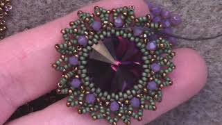 Autumn Bloom - A Jewelry Making Design for Aura Crystals