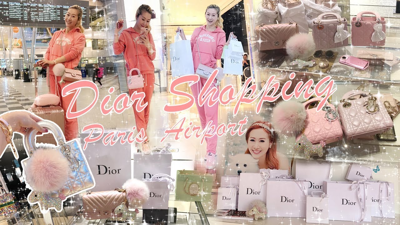 CDG PARIS AIRPORT SHOPPING VLOG ✈ LOUIS VUITTON ✈ HERMES ✈ DIOR