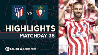 Resumen de Atlético de Madrid vs CA Osasuna (3-0)