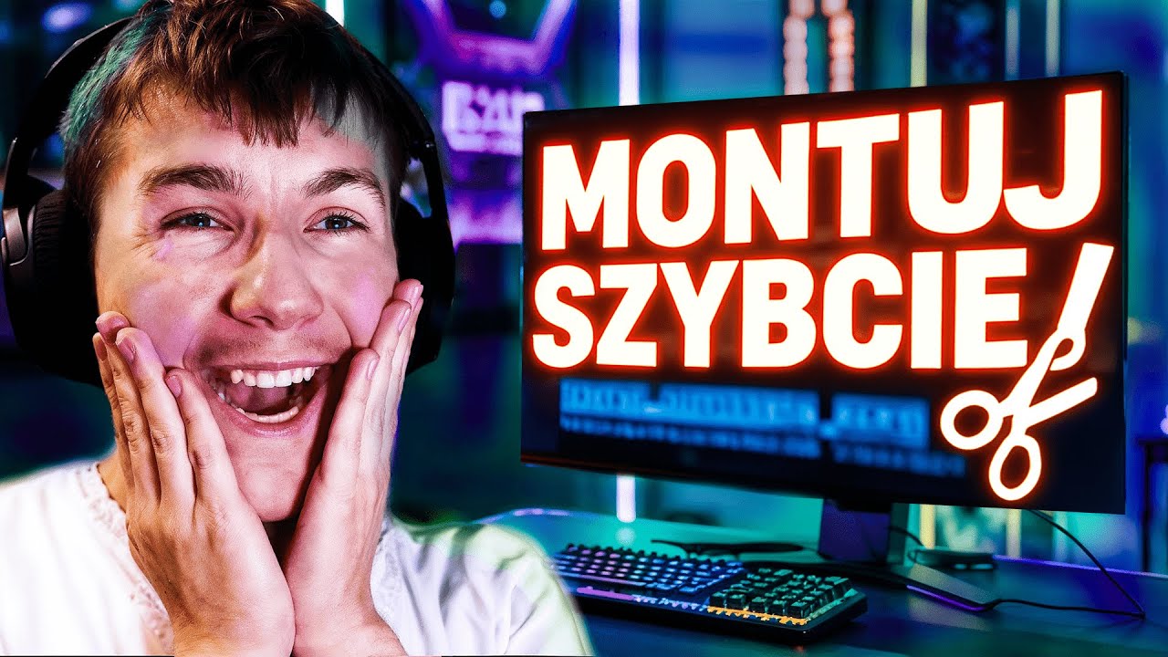 Jak SZYBKO montować w Premiere Pro 2025!