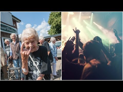OAP's Escape Nursing Home To Hit Heavy Metal Concert!
