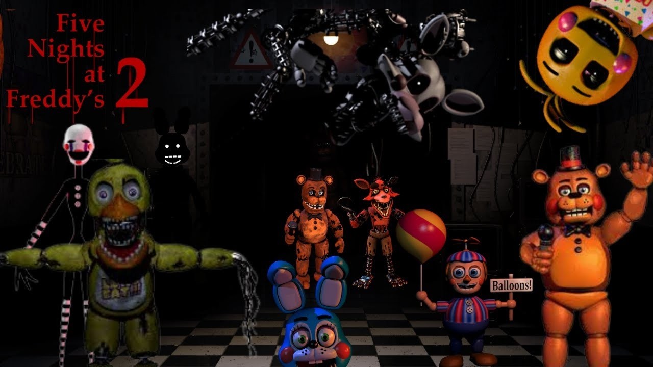 Стиль Ярослава. ФНАФ 2 прохождение первой ночи