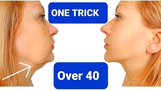 Do 1 Trick to Get Rid of Sagging Jowls and Sagging Cheeks