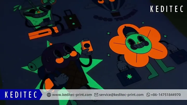 Glow in the Dark This Halloween with #KEDITEC K2-42 DTF!