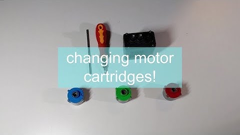 How to change VEX V5 motor cartridge