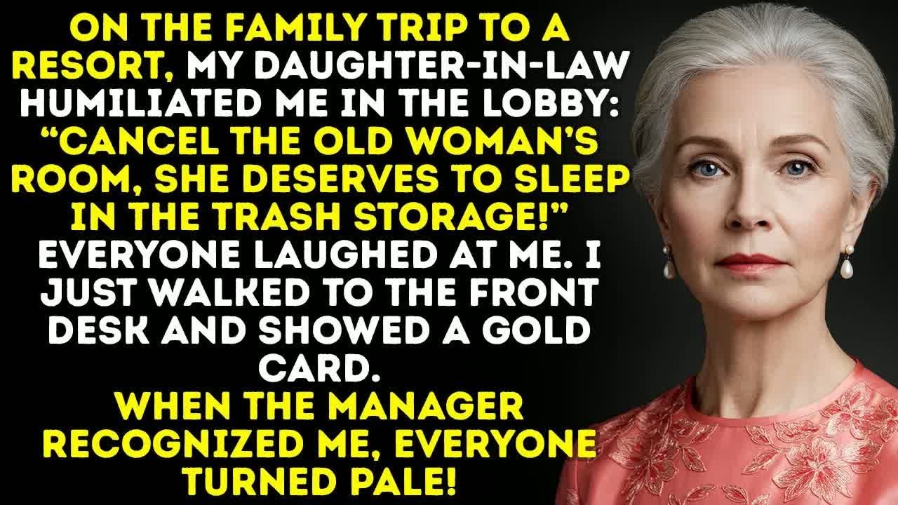 On the Family Trip to a Resort, My Daughter in Law Humiliated Me in the Lobby： We Canceled Her Room