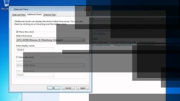 How to add another time zone clock to windows 7.            First Click start.        www.I-L.com