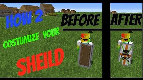 Minecraft How2 Customize your Sheild 1.9 2016