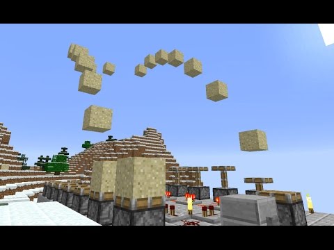 Minecraft Myjang Test Video 15: Relatively new piston physics - Minecraft Myjang Test Video 15: Relatively new piston physics