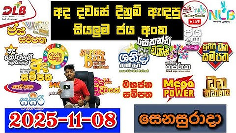 DLB NLB Vandaag Alle Loterijresultaten 2025.11.08 Vandaag alle loterijresultaten dlb nlb