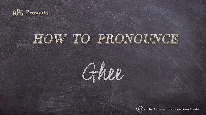 How to Pronounce Ghee (Real Life Examples!)