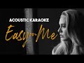 Adele - Easy On Me (Acoustic Guitar Karaoke with Lyrics)