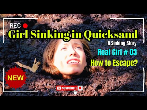 Girl Sinking in Quicksand || How to escape from Quicksand? #survival #adventure #quicksand