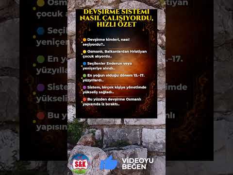 Devşirme sistemi: kim seçildi, neden? #Shorts #osmanli #tarih