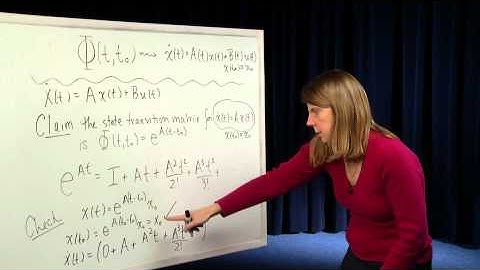 EECS - Module 21 - The Matrix Exponetial