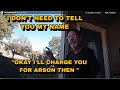 Cop Arrested Him For Arson For Not Giving His ID