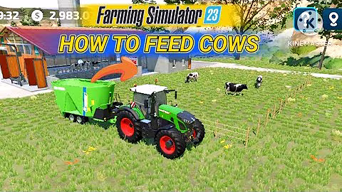 How To Feed Cows In Farming Simulator 23 Easy Method fs23 Tutorial