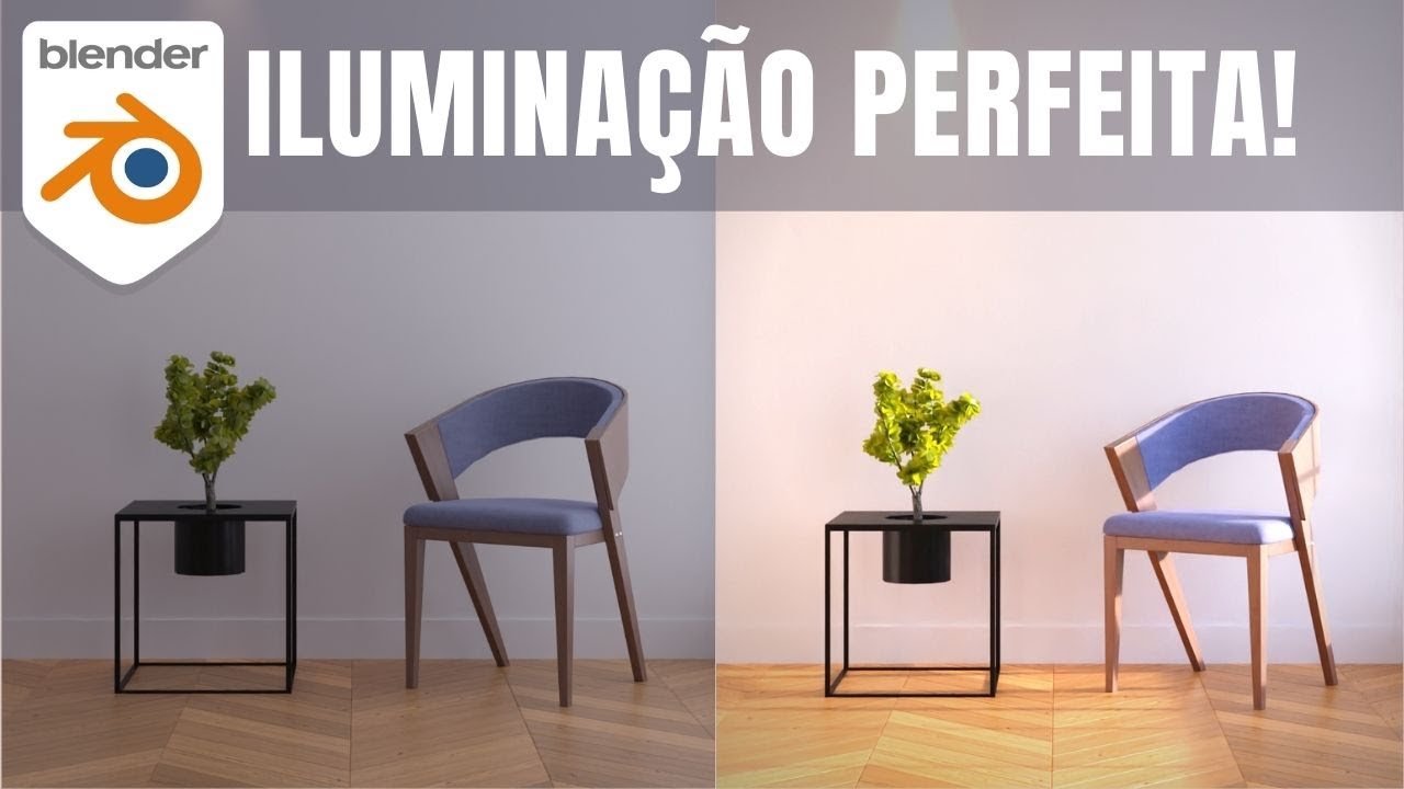 🔴 Como fazer ILUMINAÇÃO REALISTA | O Básico do Blender #6