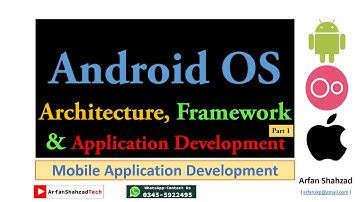 Mobile Application Development (4)| Android OS: Architecture, Framework & App Development| by Arfan