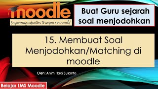 15. Membuat Soal di moodle dengan model soal Menjodohkan-Matching di moodle menggunakan examview screenshot 3