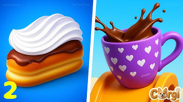 Perfect Cream 🆚 Coffee Stack - All Levels Satisfying Walkthrough Gameplay PART 2