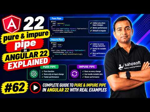 Pure and impure pipe in Angular 22 Explained in Details  | Angular 22 complete course