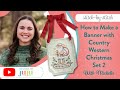 How to Make a Banner with Country Western Christmas Set 2 | Designs by JuJu