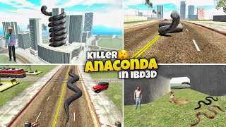 KILLER BIG ANACONDA ATTACK IN INDIAN BIKES DRIVING 3D 😱🐍 screenshot 3